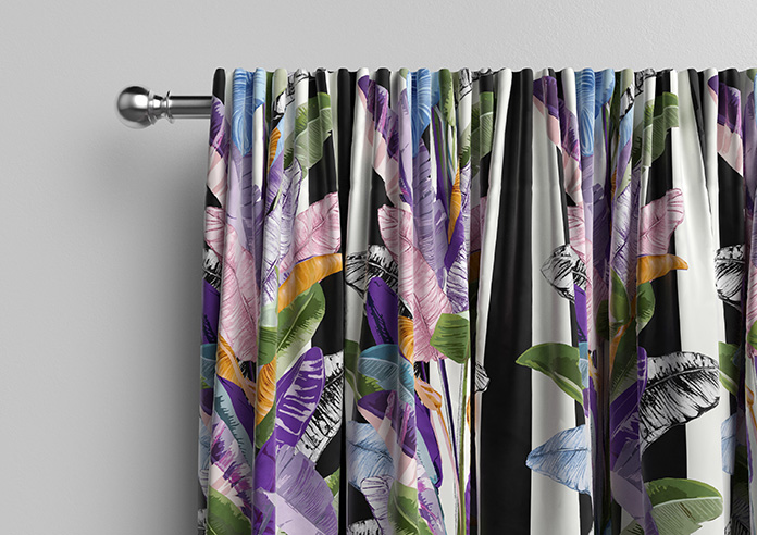 Palm Springs, Black Stripe - Made To Measure Curtains - Image 10